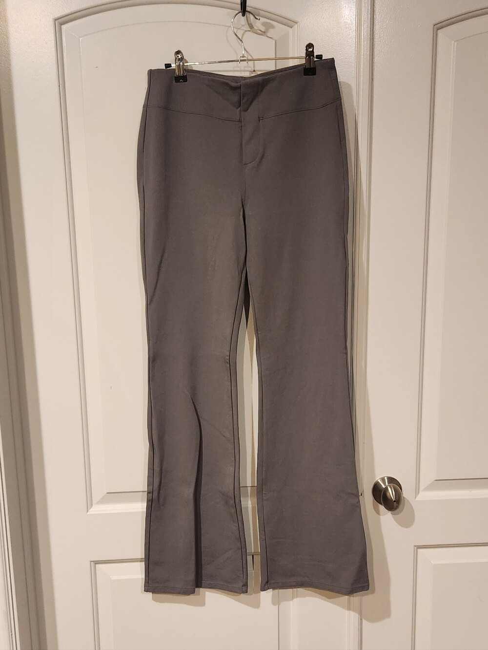 HALARA Gray Stretch Flare Dress Pants
